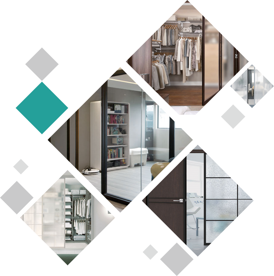 新北鋁框玻璃門