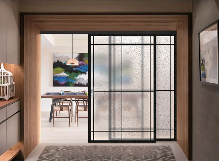 客餐廳鋁框玻璃推拉門