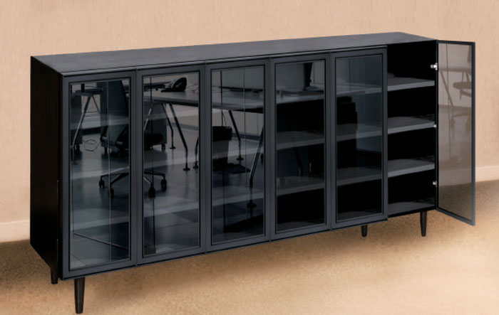 櫥櫃鋁框玻璃門